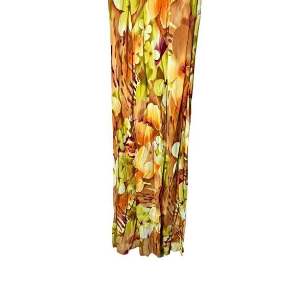 Vintage Hilo Hattie Hawaiian Floral Print Maxi Dress Size 10 - Picture 8 of 8